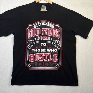 Shaka wear - Self made hustle double sided graphics T-shirt - Men‎ X-Large